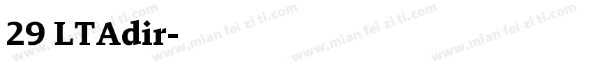 29 LTAdir字体转换